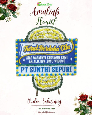 Papan Bunga Duka di Kedaung Wetan