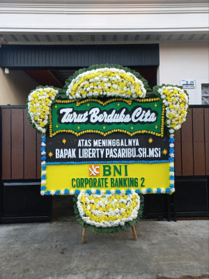Papan Bunga Duka di Kedaung Wetan