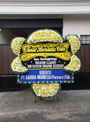 Papan Bunga Duka di Kedaung Wetan