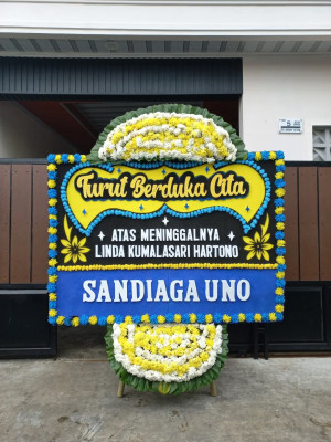Papan Bunga Duka di Kedaung Wetan